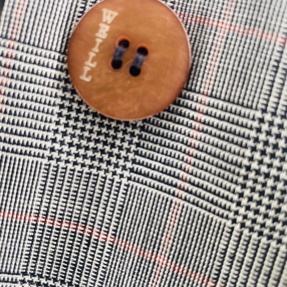 Weill France Women’s Glen Plaid Wool Blazer Paris Designer Womens Size US 8 EUC - Picture 6 of 13